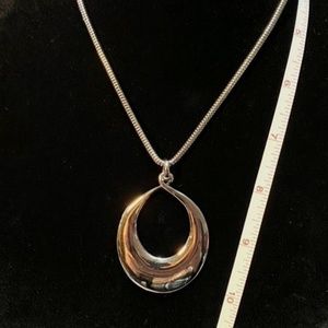 Alfani Silver-Tone Sculptural Necklace